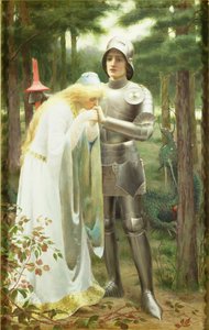 Britomart et Amoret - Mary F. Raphael