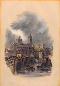 Le vieux pont de Tyne, Moot Hall, cathédrale Saint-Nicolas et château