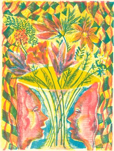 Visages et fleurs, 2015 - Mary Kuper
