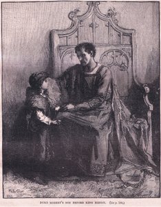 Le fils du duc Robert devant le roi Henri en 1106