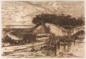 Baie de Gardiner, Long Island, vue de Fresh Pond - Mary Nimmo Moran