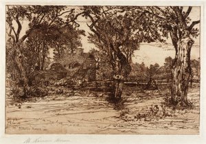 La maison de mes voisins - Easthampton - Mary Nimmo Moran