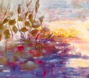 reflets dorés et roses - Mary Smith