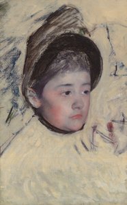 Femme portant un bonnet, vers 1889