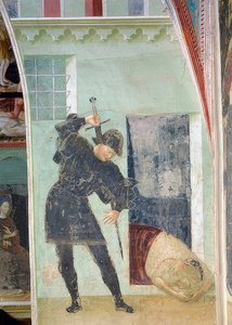 La Décapitation de Jean-Baptiste - Tommaso Masolino da Panicale