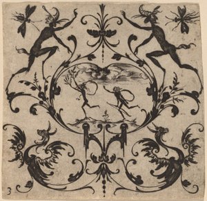 Ornement avec Grotesque