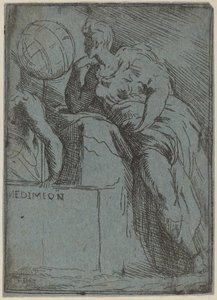 Endymion - Master F.P. after Parmigianino