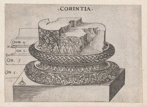 Speculum Romanae Magnificentiae : Base corinthienne - Master GA