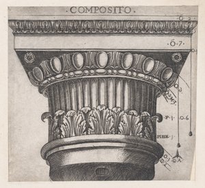 Speculum Romanae Magnificentiae: Chapiteau ionique - Master GA