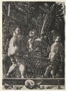 Anges portant les emblèmes de la Passion - Master H. L.