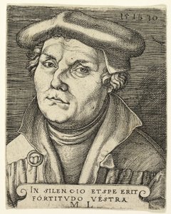 Portrait de Martin Luther - Master I.B.