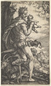Saturne des Dieux qui président aux planètes, 1525