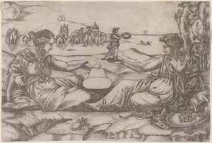 Deux Figures Allégoriques (Rome et Liberté ?)