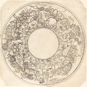 Bacchus sur un âne