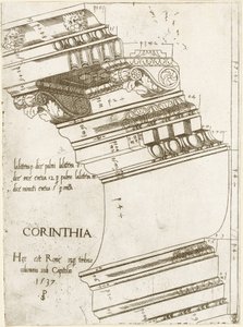 Entablement du temple de Vespasien, Rome - Master PS