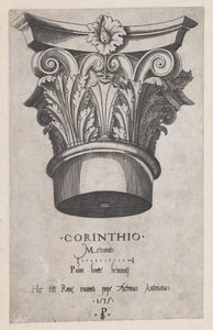 Speculum Romanae Magnificentiae : Chapiteau corinthien, 1535