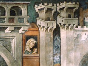 Entrée à Jérusalem - Master Trecentesco of Sacro Speco School