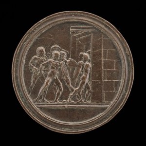 Soldats attaquant une porte - Master of Coriolanus