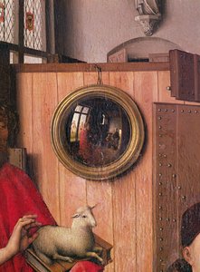 Saint Jean-Baptiste et le Donateur, Heinrich Von Werl, du Retable de Werl (détail)