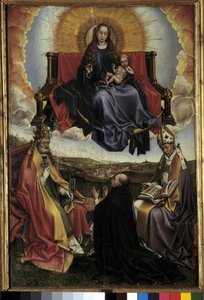 Vierge en gloire entre Saint Pierre et Saint Augustin