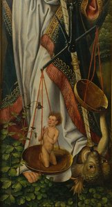Triptyque du Baptême du Christ (détail)