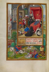 Scène de lit de mort