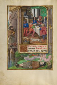 Le festin de Dives - Master of James IV of Scotland