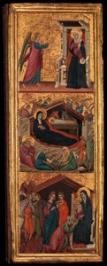 Saints et scènes de la vie de la Vierge, vers 1320