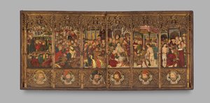 Retable avec Scènes de la Passion, seconde moitié du 15ème siècle