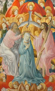 Le Couronnement de la Vierge avec la Trinité, vers 1400 - Master of Rubielos de Mora