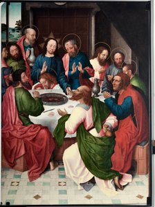 La Cène (La dernière cène) par le maître de San Giovanni évangéliste (fin du 15ème siècle)