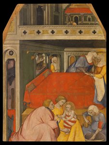 La naissance de la Vierge - Master of San Lucchese