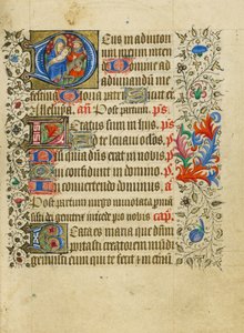 Initiale D : La fuite en Égypte - Master of Sir John Fastolf