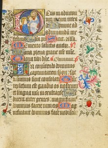 Initiale D : La présentation au Temple - Master of Sir John Fastolf