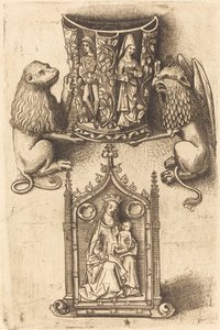 Conception pour un gobelet et un pax - Master of St. Sebastian