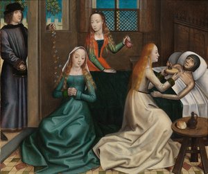 La Charité de Saint Nicolas, du Retable de Saint Nicolas, c.1486-93