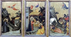 Les Stigmates de Saint François, La Nativité et La Conversion de Saint Paul