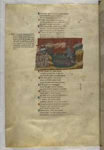 Divine Comédie : Enfer, Purgatoire, Paradis, avec un court commentaire en latin; le Capitolo