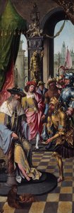 Le roi David recevant l
