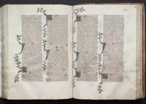 Le Missel de Gotha : Fol. 100r, Texte - Master of the Boqueteaux