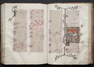 Le Missel de Gotha : Fol. 108r, La Présentation au Temple, vers 1375