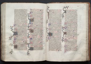 Le Missel de Gotha : Fol. 124r, Texte - Master of the Boqueteaux