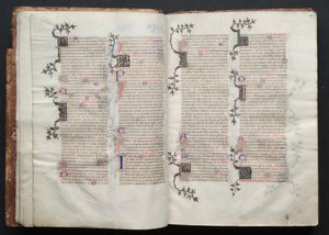 Le Missel de Gotha : Fol. 13r, Texte, vers 1375