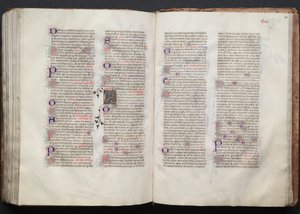 Le Missel de Gotha : Fol. 140r, Texte, c. 1375 - Master of the Boqueteaux