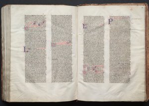 Le Missel de Gotha: Fol. 151r, Texte, vers 1375 - Master of the Boqueteaux