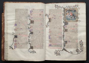 Le Missel de Gotha: Fol. 15v, Texte, vers 1375