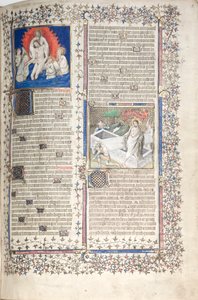 Le Missel de Gotha : Fol. 1r, Trinité et Résurrection
