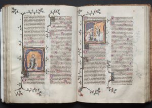 Le Missel de Gotha : Fol. 82v, La Trinité, vers 1375