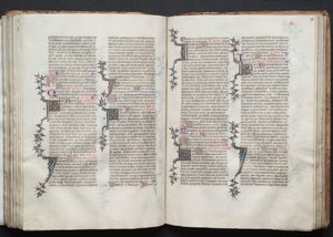 Le Missel de Gotha : Fol. 93r, Texte, vers 1375