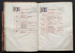 Le Missel de Gotha : Fol. 9v, Texte, vers 1375